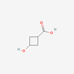 cis-3-Hydroxycyclobutanecarboxylic acid chemical structure (CAS 552849-33-9)
