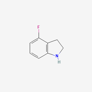 4-Fluoroindoline chemical structure (CAS 552866-98-5)