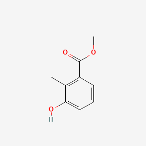 Methyl 3-hydroxy-2-methylbenzoate chemical structure (CAS 55289-05-9)