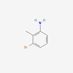 3-Bromo-2-methylaniline chemical structure (CAS 55289-36-6)