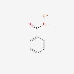 Lithium benzoate chemical structure (CAS 553-54-8)