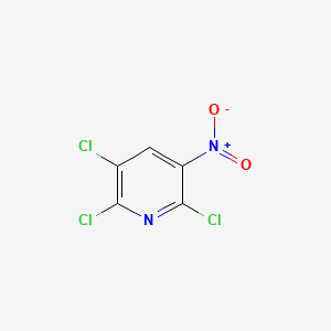 2,3,6-Trichloro-5-nitropyridine chemical structure (CAS 55304-72-8)
