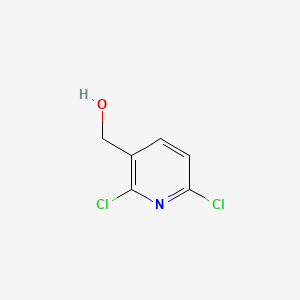 (2,6-Dichloropyridin-3-yl)methanol chemical structure (CAS 55304-90-0)