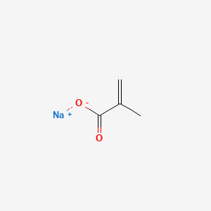 Sodium methacrylate chemical structure (CAS 5536-61-8)