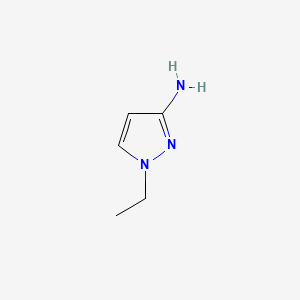 1-Ethyl-1H-pyrazol-3-amine chemical structure (CAS 55361-49-4)