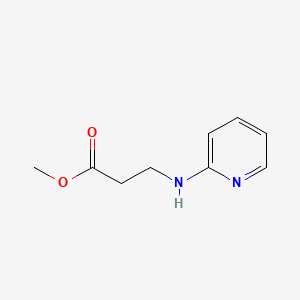 Methyl 3-(pyridin-2-ylamino)propanoate chemical structure (CAS 55364-85-7)