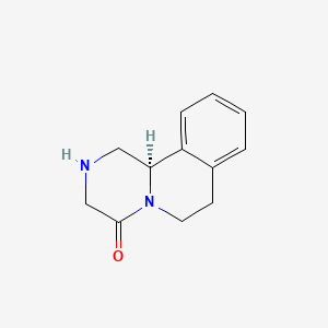 D-praziquanamine chemical structure (CAS 55375-92-3)