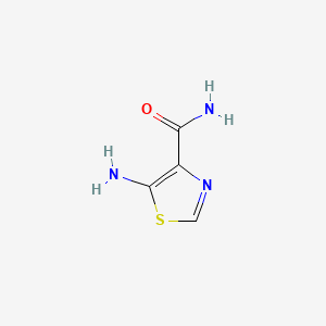 5-Aminothiazole-4-carboxamide chemical structure (CAS 5539-46-8)