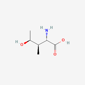 (2S,3R,4S)-2-Amino-4-hydroxy-3-methylpentanoic acid chemical structure (CAS 55399-93-4)