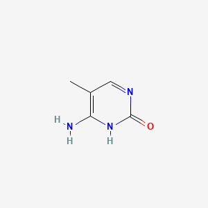 4-Amino-5-methylpyrimidin-2(1H)-one chemical structure (CAS 554-01-8)