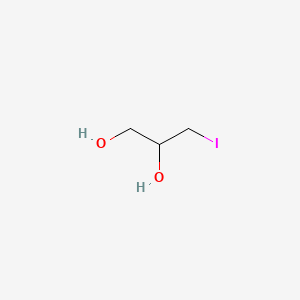 3-Iodopropane-1,2-diol chemical structure (CAS 554-10-9)