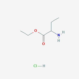 Ethyl 2-Aminobutyrate Hydrochloride chemical structure (CAS 55410-21-4)