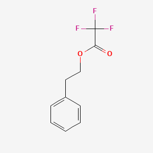 Phenethyl 2,2,2-trifluoroacetate chemical structure (CAS 55419-66-4)
