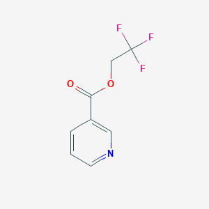 2,2,2-Trifluoroethyl pyridine-3-carboxylate chemical structure (CAS 554410-73-0)