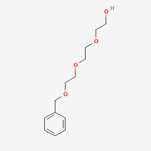 2-(2-(2-(Benzyloxy)ethoxy)ethoxy)ethanol chemical structure (CAS 55489-58-2)