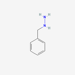 Benzylhydrazine chemical structure (CAS 555-96-4)
