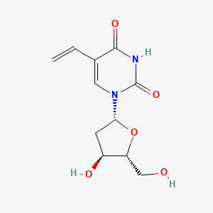 1-((2R,4S,5R)-4-Hydroxy-5-(hydroxymethyl)tetrahydrofuran-2-yl)-5-vinylpyrimidine-2,4(1H,3H)-dione chemical structure (CAS 55520-67-7)