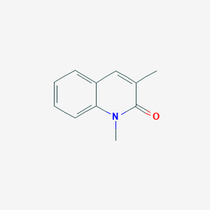 1,3-Dimethylquinolin-2(1H)-one chemical structure (CAS 55539-83-8)
