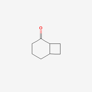 Bicyclo[4.2.0]octan-2-one chemical structure (CAS 55564-05-1)