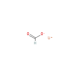 Lithium formate chemical structure (CAS 556-63-8)