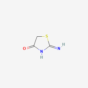 2-aminothiazol-4(5H)-one chemical structure (CAS 556-90-1)