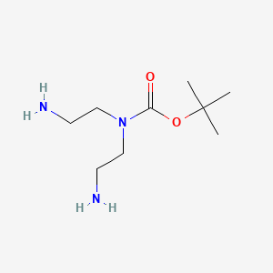 tert-Butyl bis(2-aminoethyl)carbamate chemical structure (CAS 556082-02-1)
