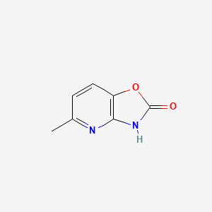 5-Methyloxazolo[4,5-b]pyridin-2(3H)-one chemical structure (CAS 55656-25-2)