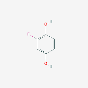 2-Fluorobenzene-1,4-diol chemical structure (CAS 55660-73-6)