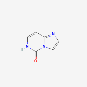 Imidazo[1,2-c]pyrimidin-5(6H)-one chemical structure (CAS 55662-66-3)
