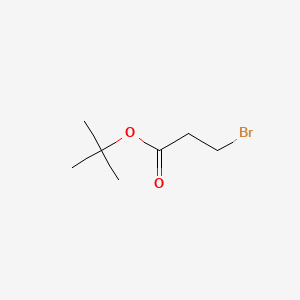 tert-Butyl 3-bromopropanoate chemical structure (CAS 55666-43-8)