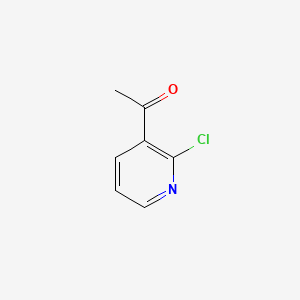 1-(2-Chloropyridin-3-yl)ethanone chemical structure (CAS 55676-21-6)