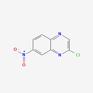 2-Chloro-7-nitroquinoxaline chemical structure (CAS 55686-94-7)