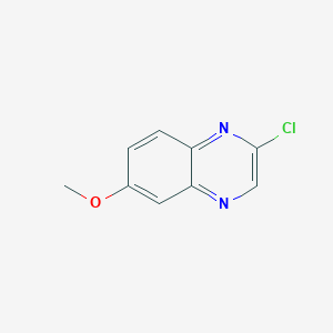 2-Chloro-6-methoxyquinoxaline chemical structure (CAS 55687-11-1)