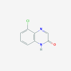 5-Chloroquinoxalin-2-ol chemical structure (CAS 55687-19-9)