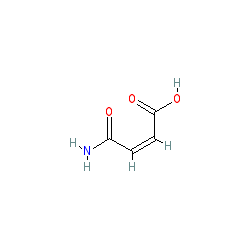 (Z)-4-Amino-4-oxobut-2-enoic acid chemical structure (CAS 557-24-4)