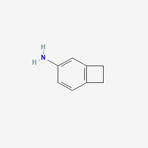 Bicyclo[4.2.0]octa-1,3,5-trien-3-amine chemical structure (CAS 55716-66-0)
