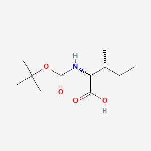 Boc-D-Ile-OH chemical structure (CAS 55721-65-8)