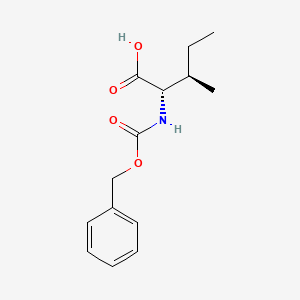 (2S,3R)-2-(((Benzyloxy)carbonyl)amino)-3-methylpentanoic acid chemical structure (CAS 55723-48-3)