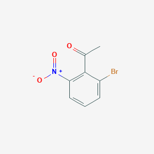 1-(2-Bromo-6-nitrophenyl)ethanone chemical structure (CAS 55737-11-6)