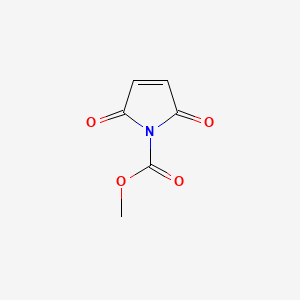 Methyl 2,5-dioxo-2,5-dihydro-1H-pyrrole-1-carboxylate chemical structure (CAS 55750-48-6)