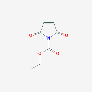 Ethyl 2,5-dioxo-2,5-dihydro-1H-pyrrole-1-carboxylate chemical structure (CAS 55750-49-7)