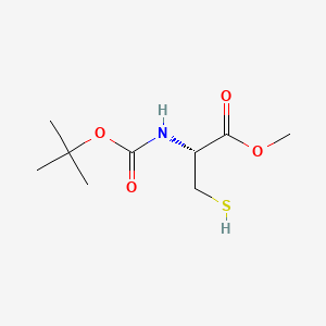 N-Boc-L-Cysteine Methyl ester chemical structure (CAS 55757-46-5)