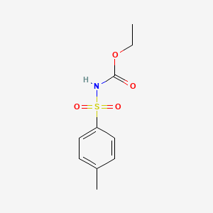 Ethyl N-(4-methylbenzenesulfonyl)carbamate chemical structure (CAS 5577-13-9)