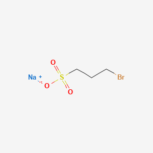 Sodium 3-bromopropane-1-sulfonate chemical structure (CAS 55788-44-8)
