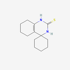 5',6',7',8'-Tetrahydro-3'H-spiro[cyclohexane-1,4'-quinazoline]-2'-thiol chemical structure (CAS 5579-43-1)