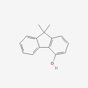 9,9-Dimethyl-9H-fluoren-4-ol chemical structure (CAS 55815-54-8)
