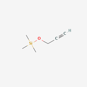 Trimethyl(prop-2-yn-1-yloxy)silane chemical structure (CAS 5582-62-7)