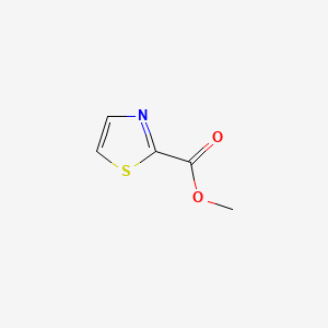 Methyl thiazole-2-carboxylate chemical structure (CAS 55842-56-3)