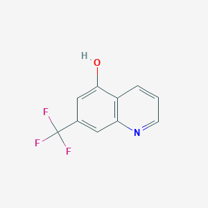 7-(Trifluoromethyl)quinolin-5-ol chemical structure (CAS 558479-28-0)