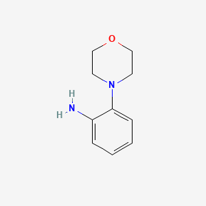 2-Morpholinoaniline chemical structure (CAS 5585-33-1)